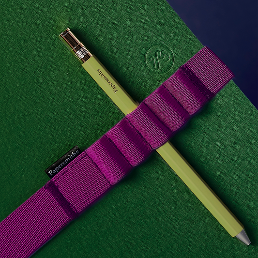 A4 Notebook Band - Burgundy