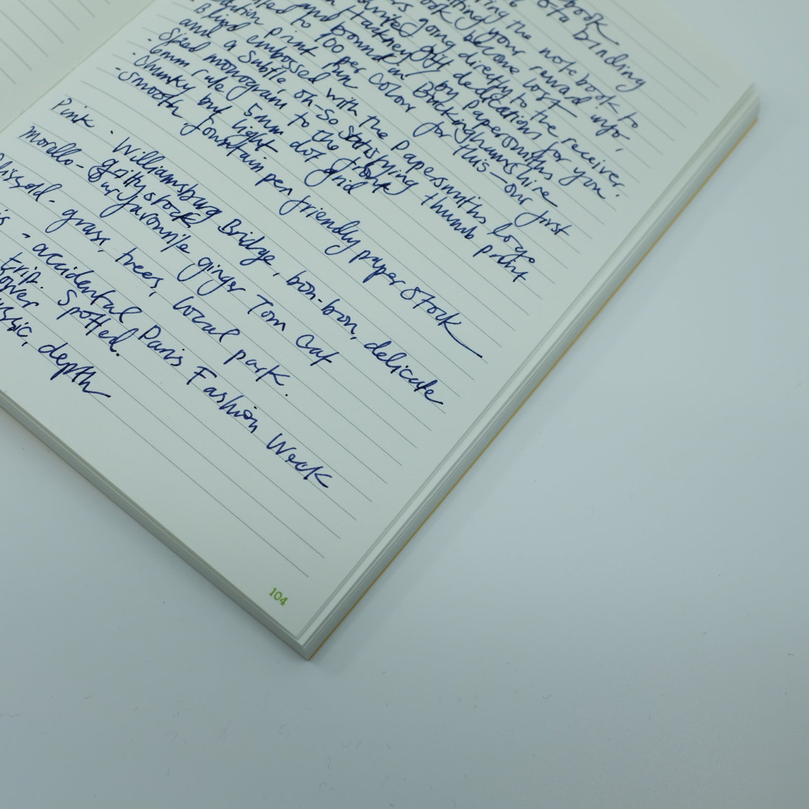 Clissold Notebook