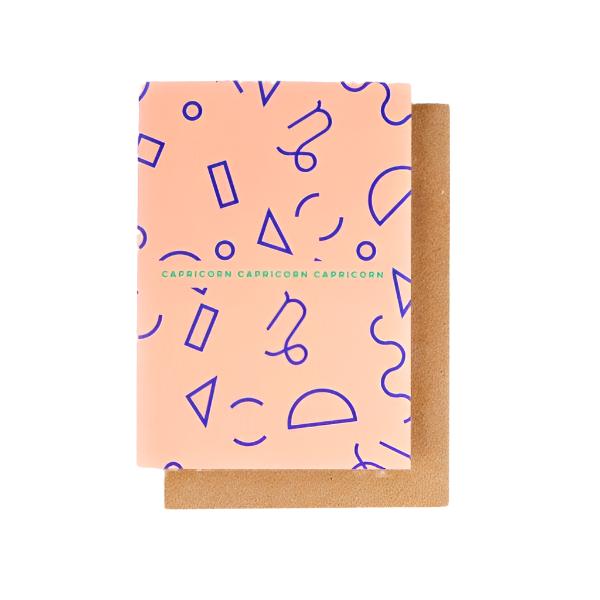 Capricorn Birthday Card