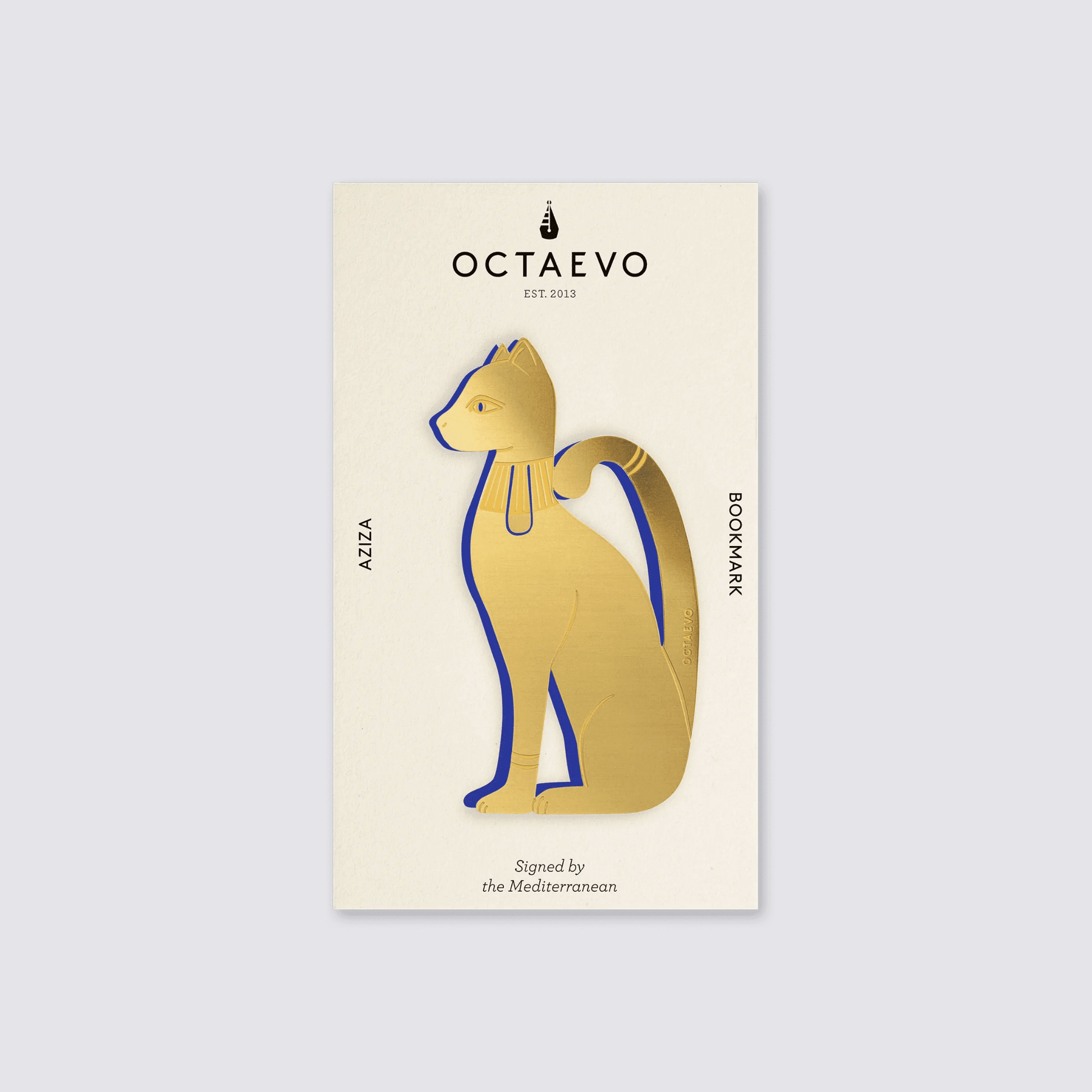 Aziza Bookmark - Brass