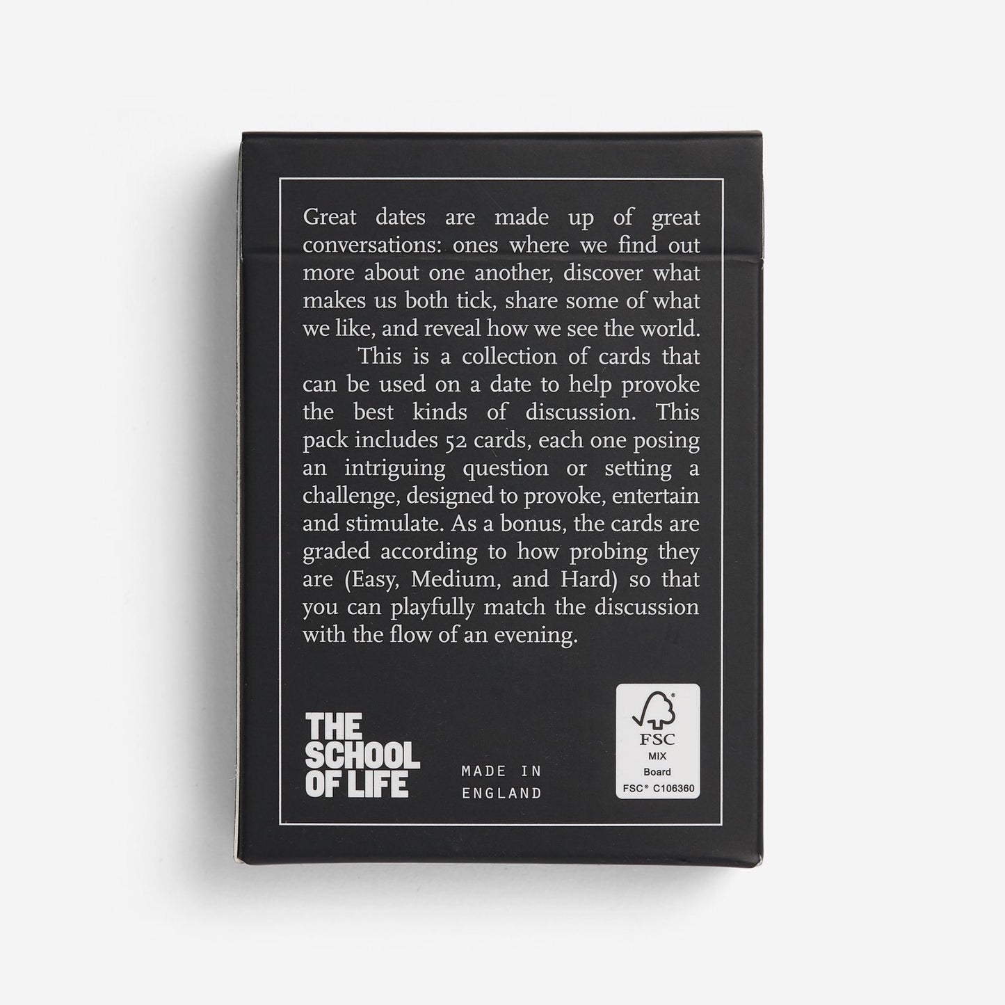 Date conversation cards
