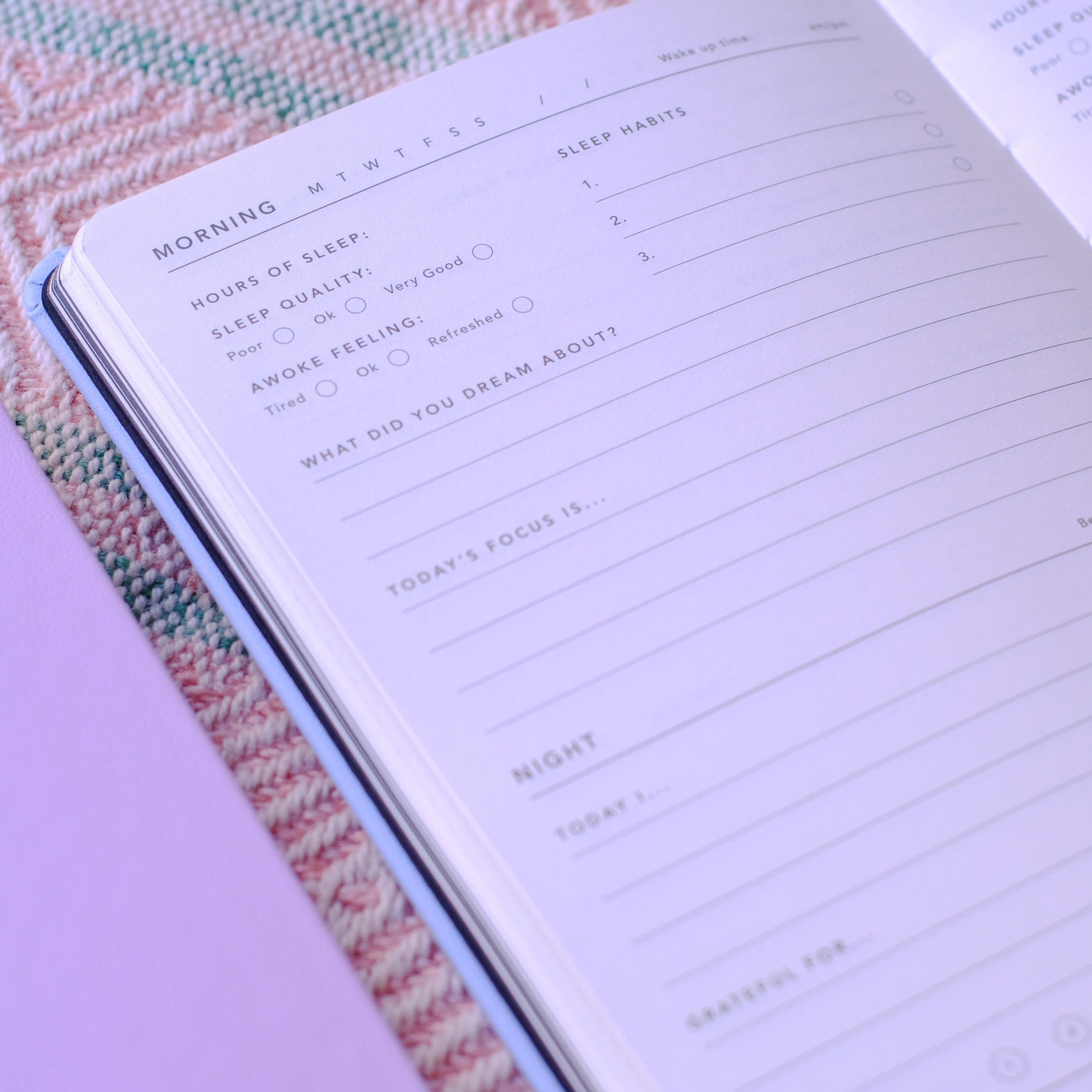 Sleep Journal - Lilac