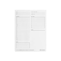 daily goal planning notepad