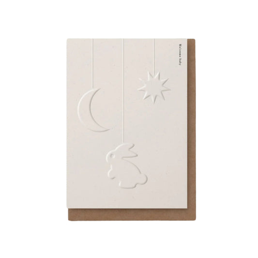 Welcome Baby Embossed Card