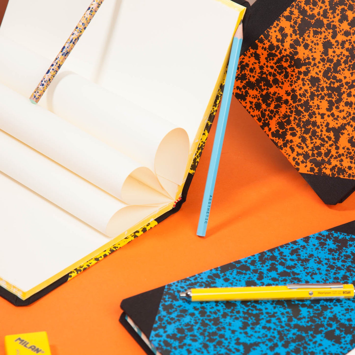 Colour Cloud A5 Notebook - Black