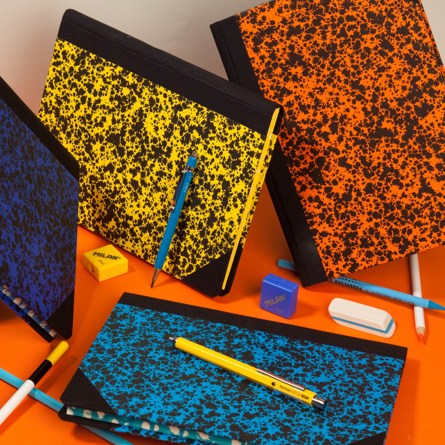 Colour Cloud A5 Notebook - Black