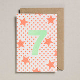 7th birthday card