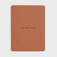 Clay coloured notebook