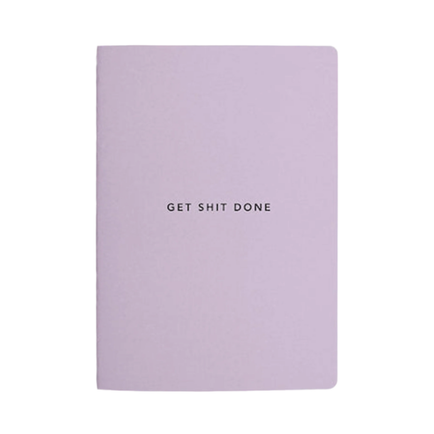Purple get shit done notebook