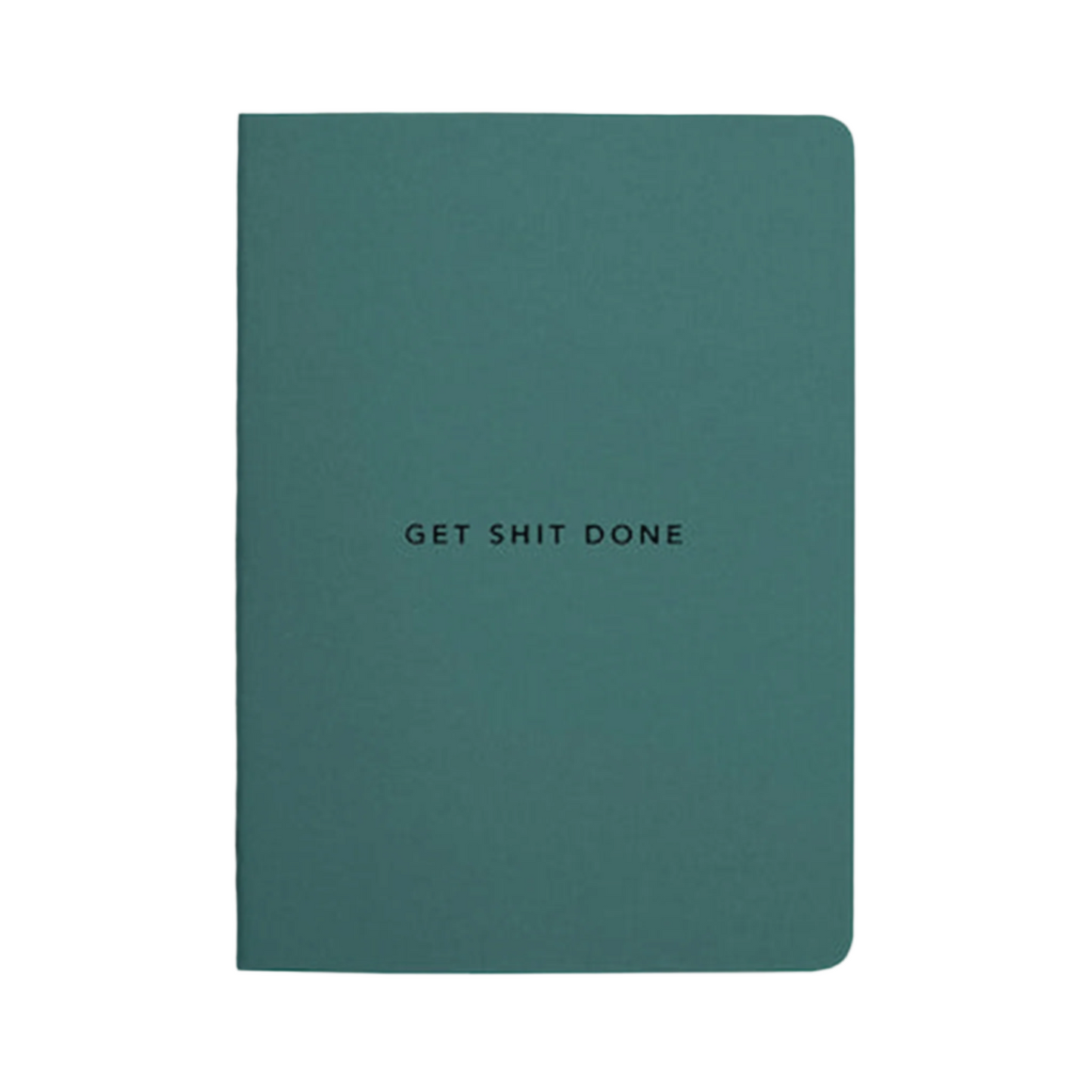 Teal get shit done notebook
