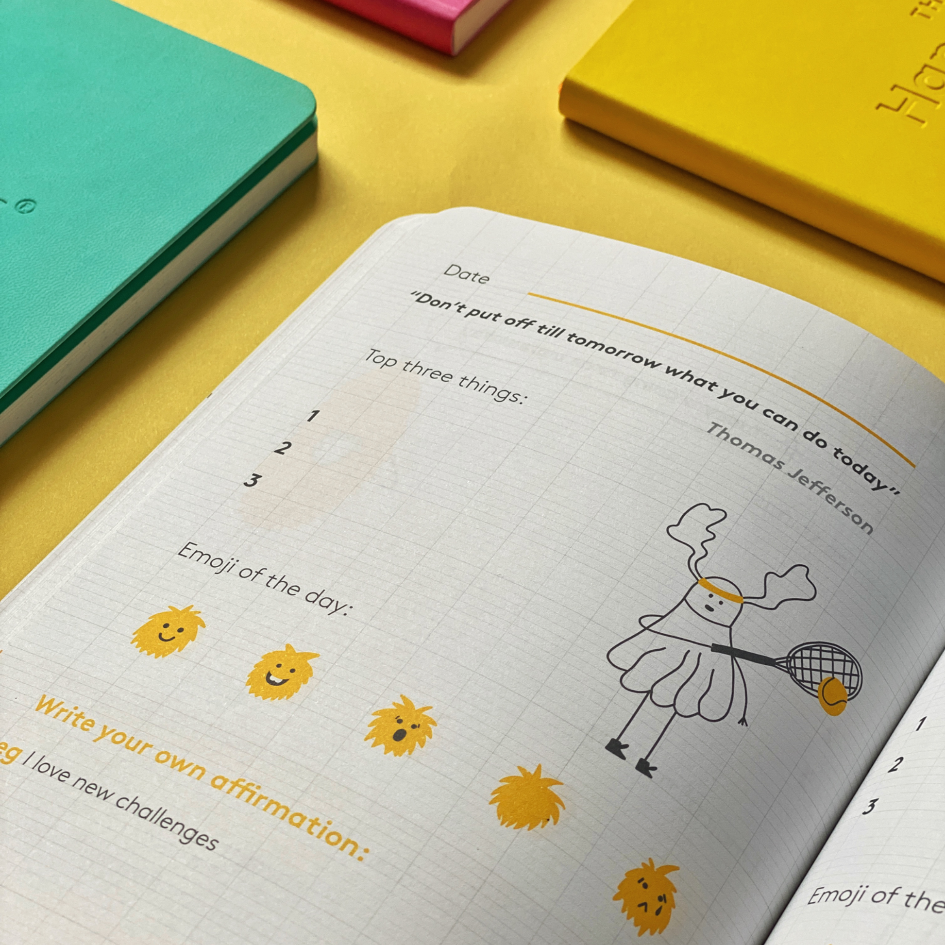 HappySelf Junior Journal - Yellow