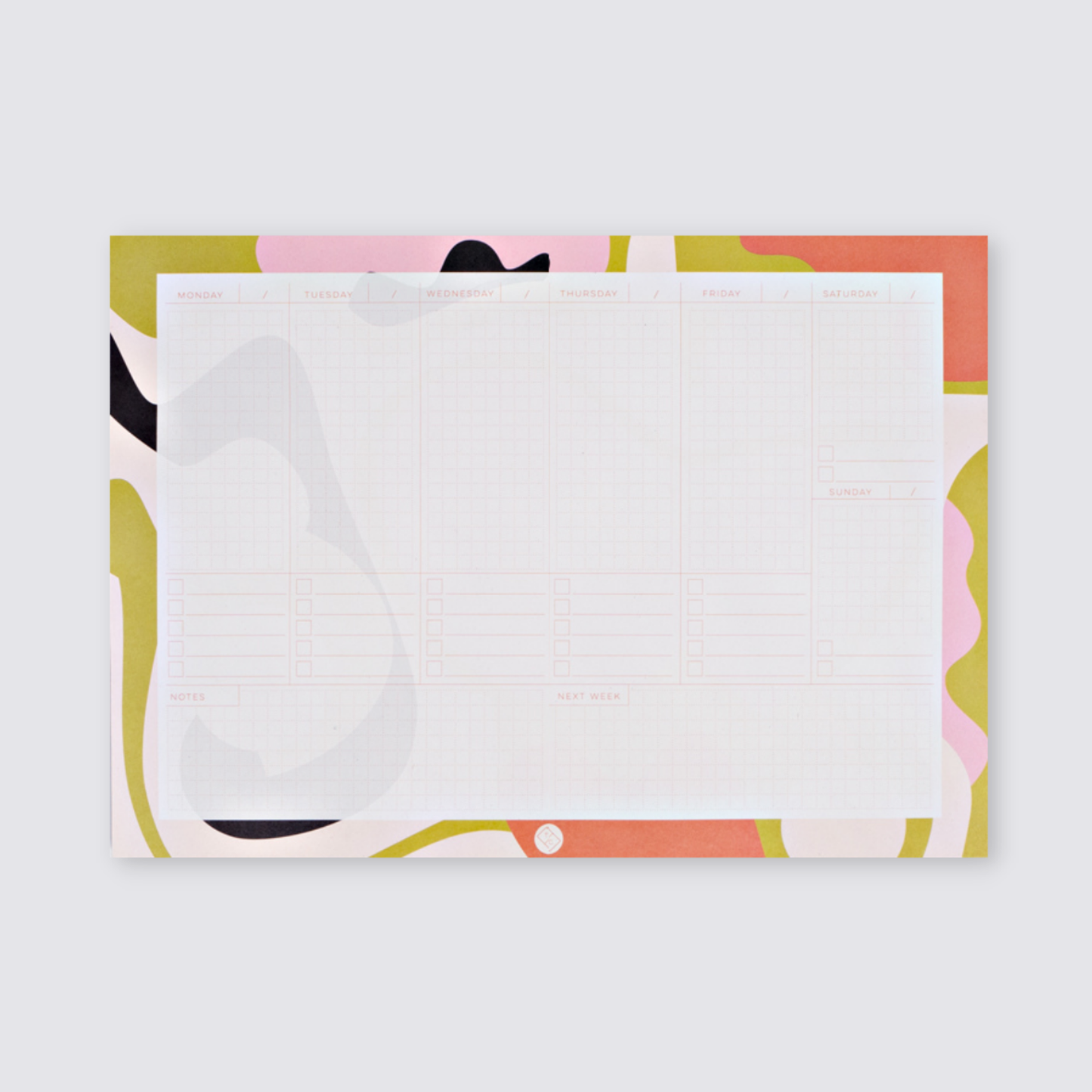Juno Weekly Desk Planner Pad