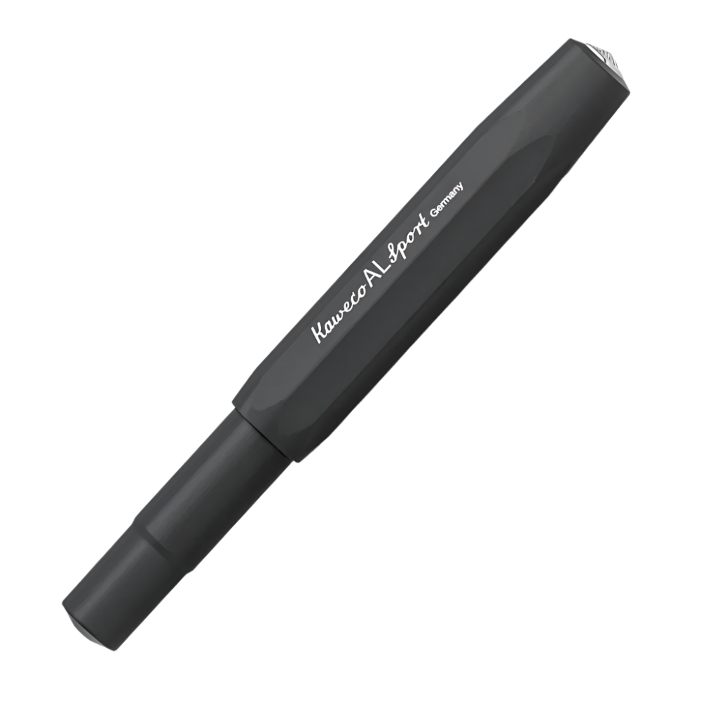 Aluminium Sport Fountain Pen - Black
