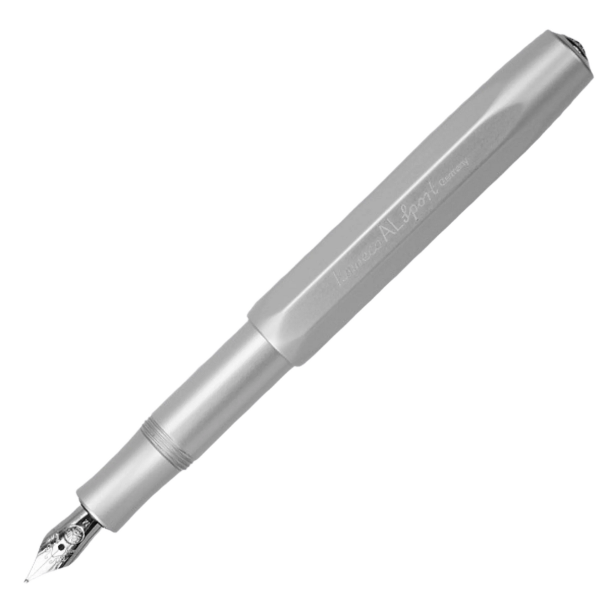 Aluminium Sport Fountain Pen - Silver