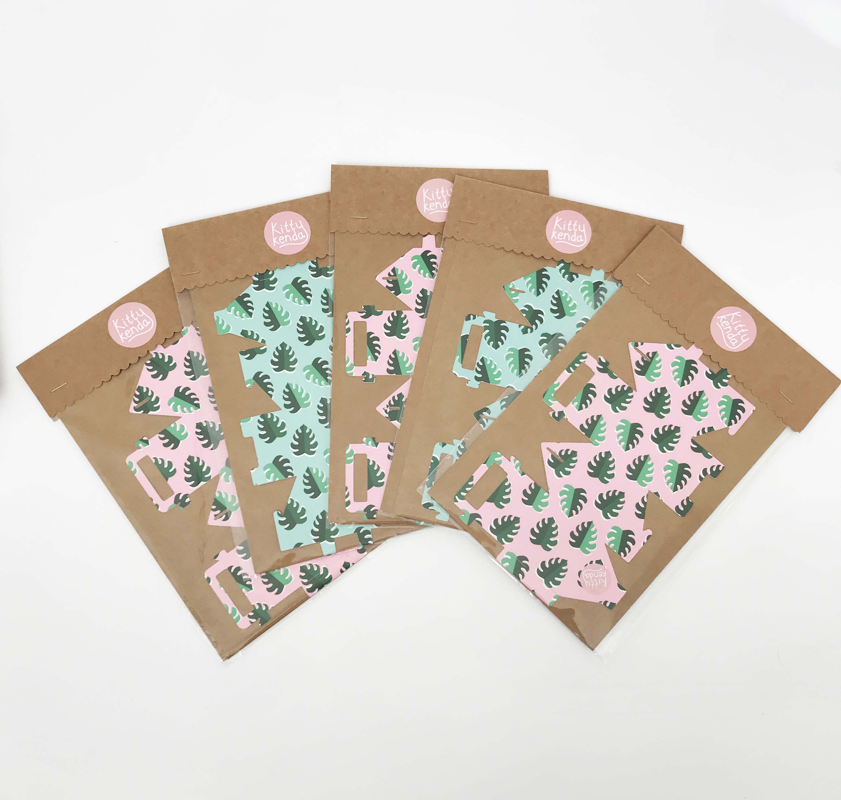 Gift Box - Turquoise Monstera