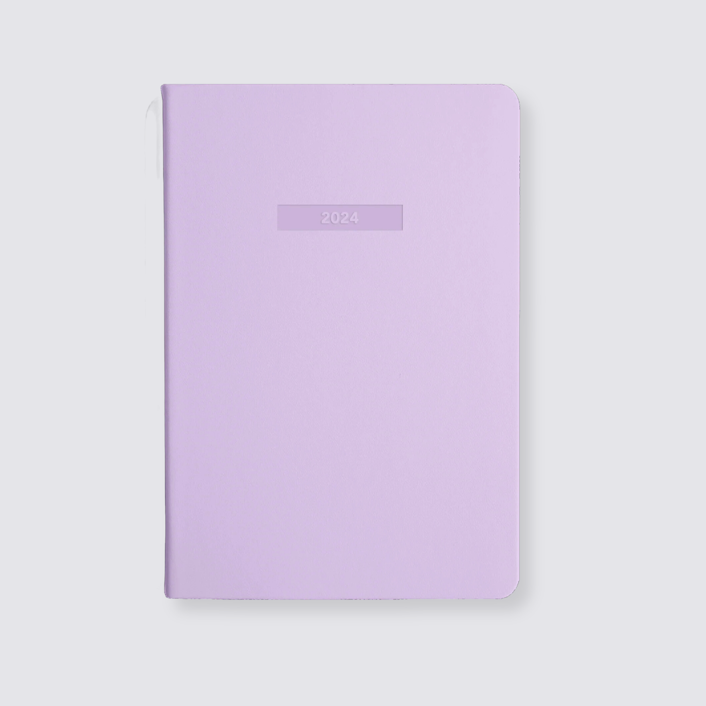Lilac weekly spread diary 2024 A5
