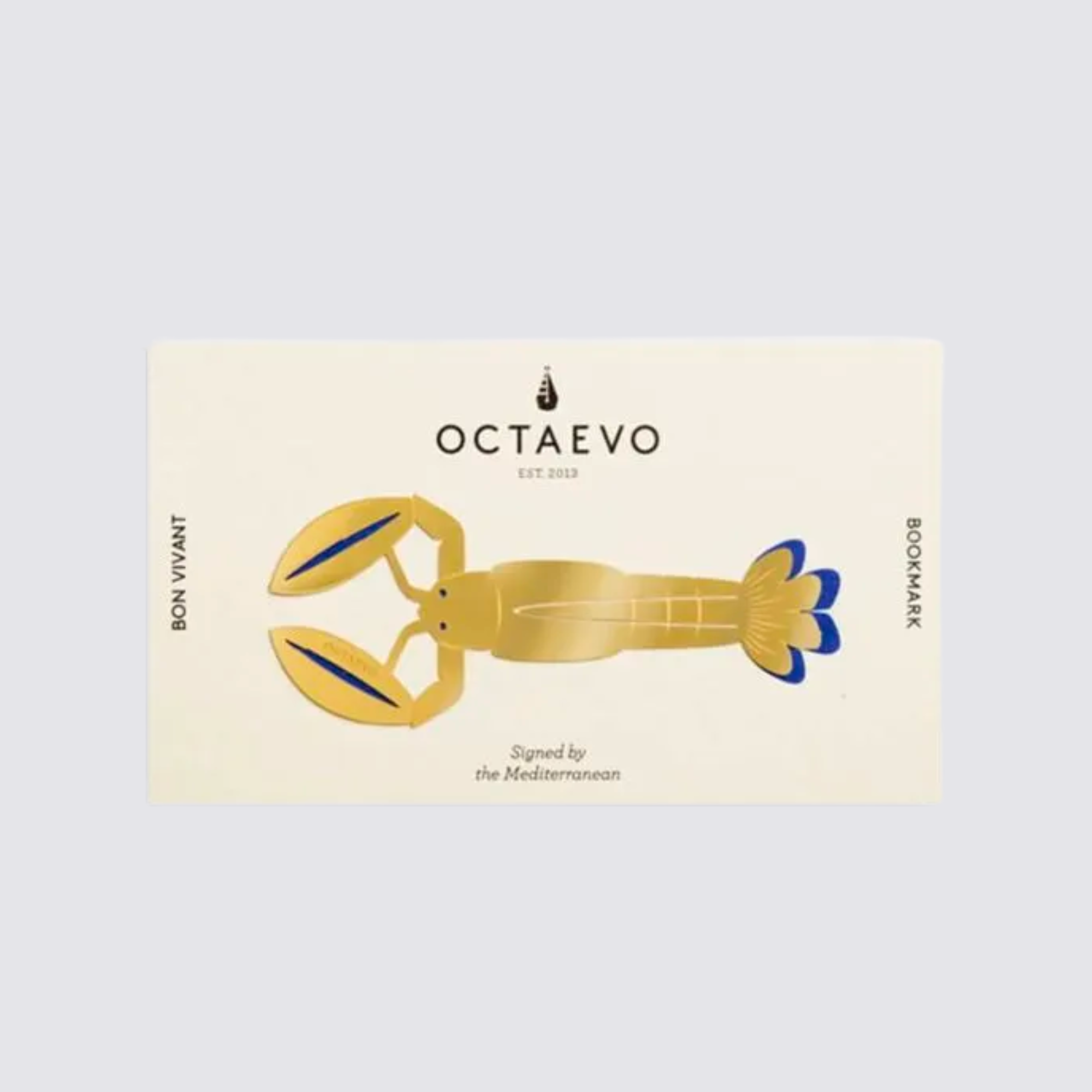 Bon Vivant Lobster Bookmark