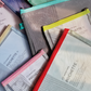 colourful pencil cases