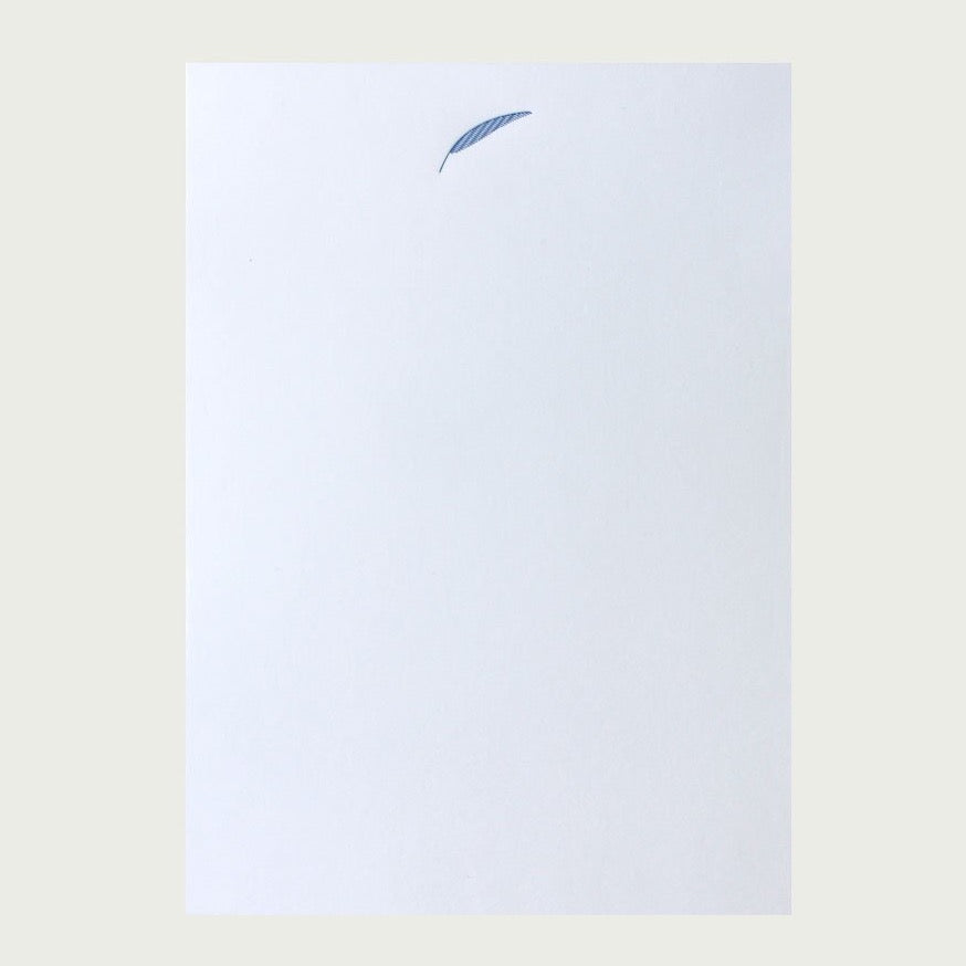 A5 Letter Pad - Blue Palm