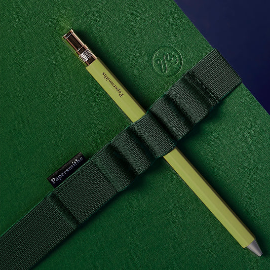 A6 Notebook Band - Leafy Green