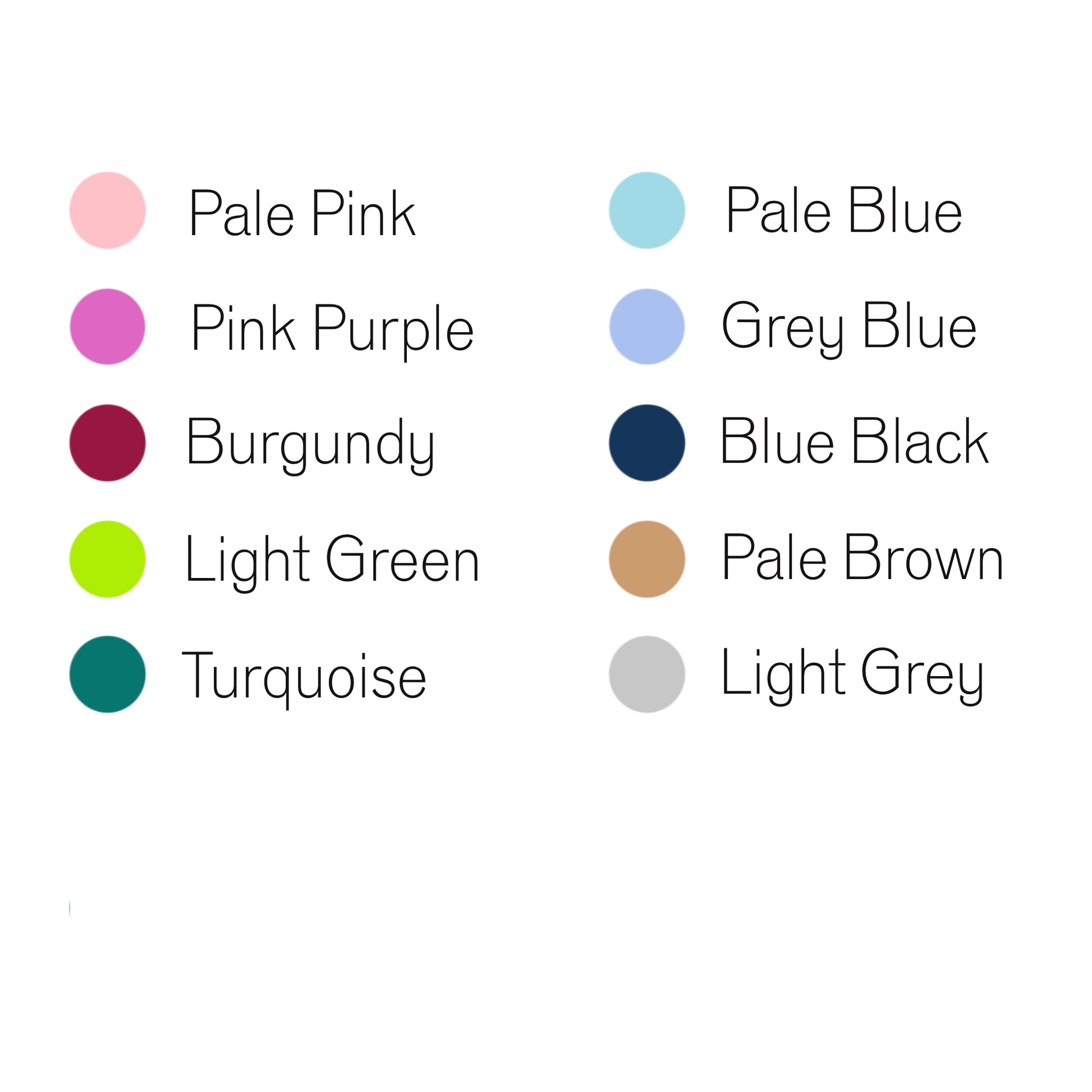 Brush Sign Pen - Set of 10 Pastel