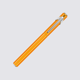 orange fountain pen
