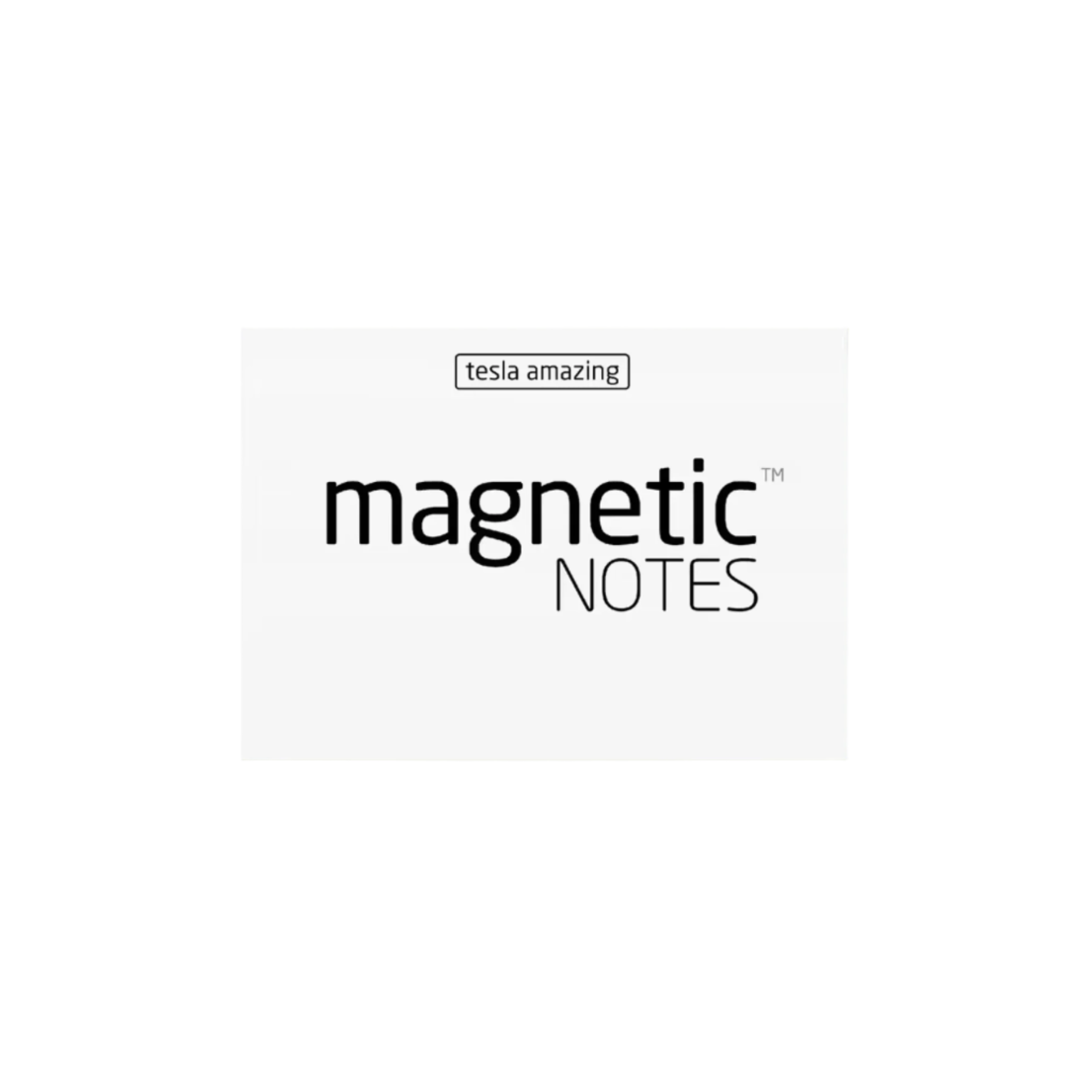 Small Magnetic Notes - White