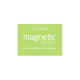 small magnetic sticky notes in light green
