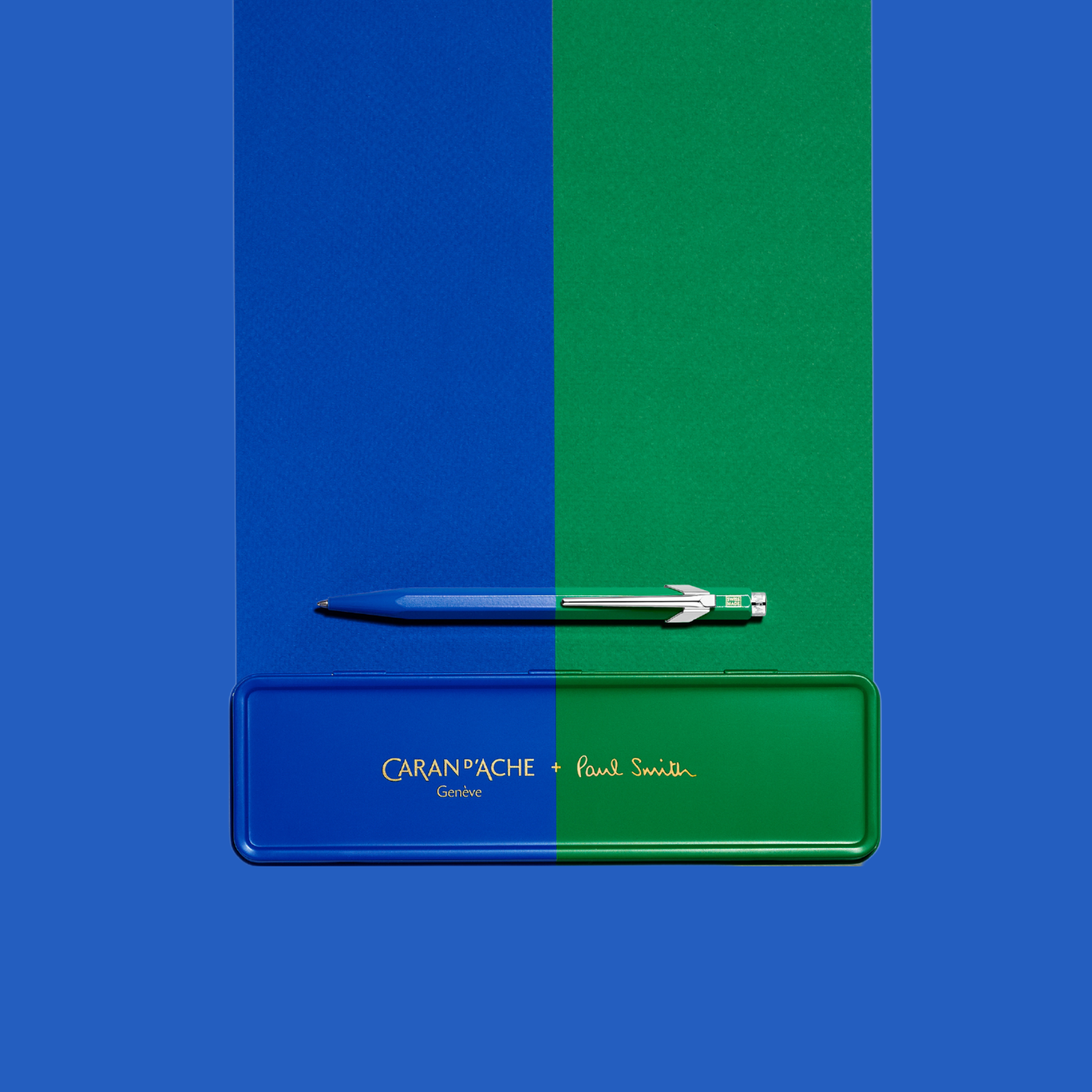 Paul Smith 849 Ballpoint - Cobalt & Emerald