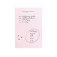 The Squiggle Room Block - Misty Pink