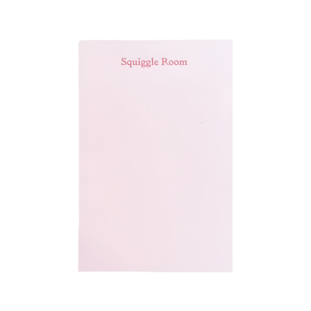 Pink plain notepad