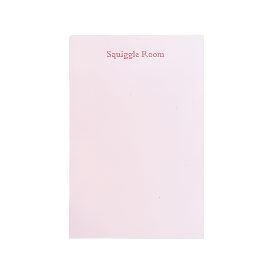 The Squiggle Room Block - Misty Pink
