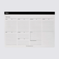 A4 Weekly Desk Pad - Stone Paper
