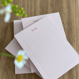 To Do List Block - Misty Pink