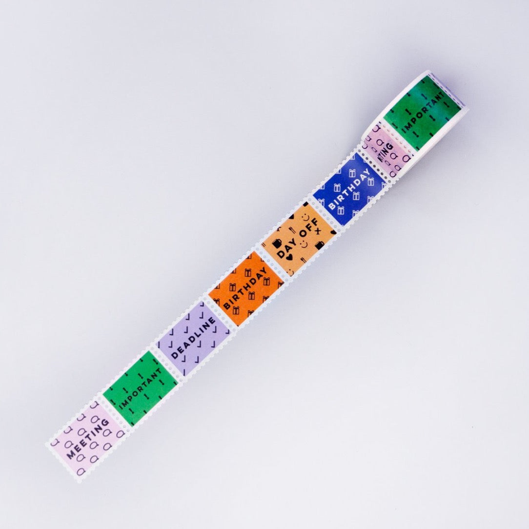 Washi Stamp - Work Mix
