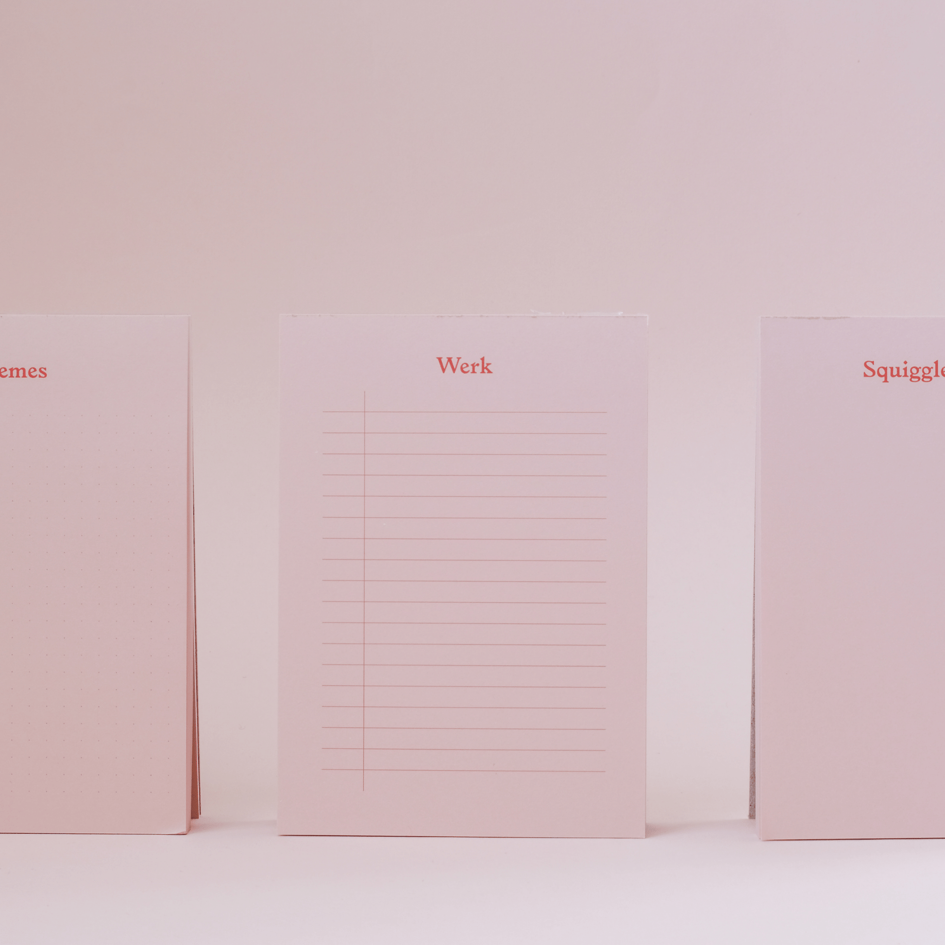 The Squiggle Room Block - Misty Pink