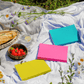 Teal Pink and Yellow Notebook