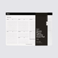 A4 Weekly Desk Pad - Stone Paper