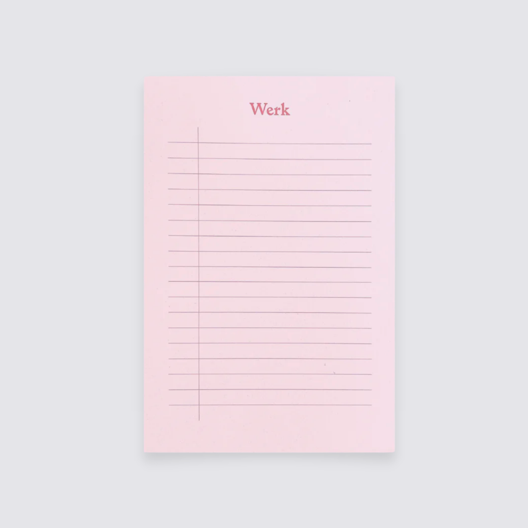 The Werk Block - Misty Pink