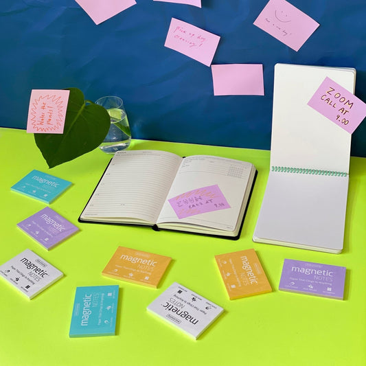 Small Magnetic Notes - White