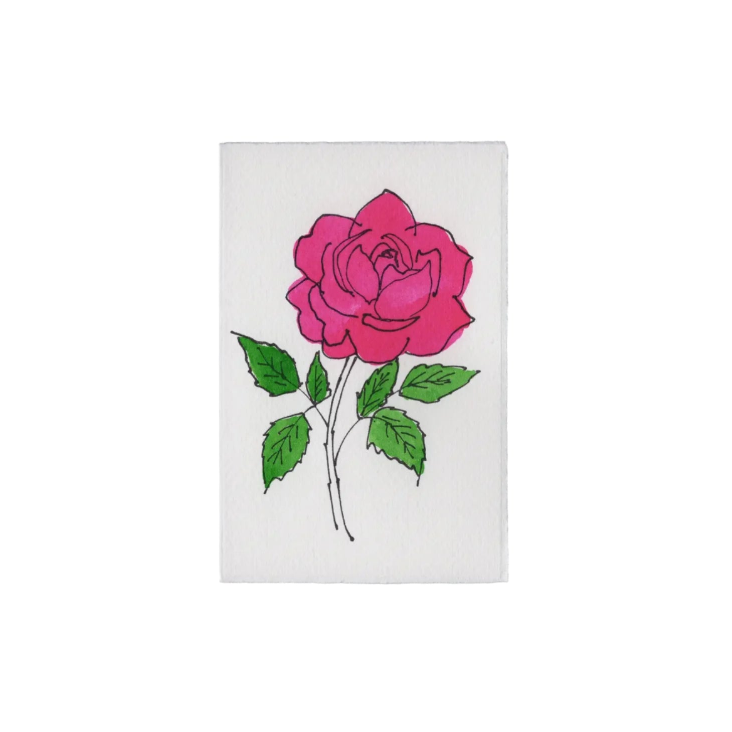 Pink Rose Card