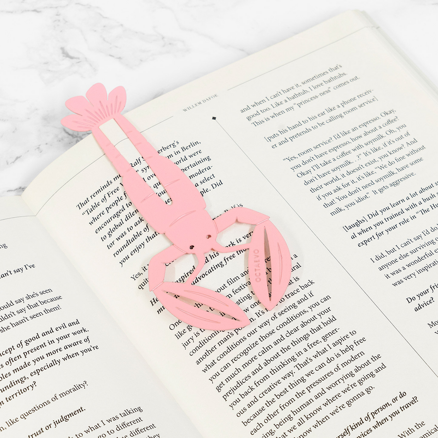 Bon Vivant Lobster Bookmark