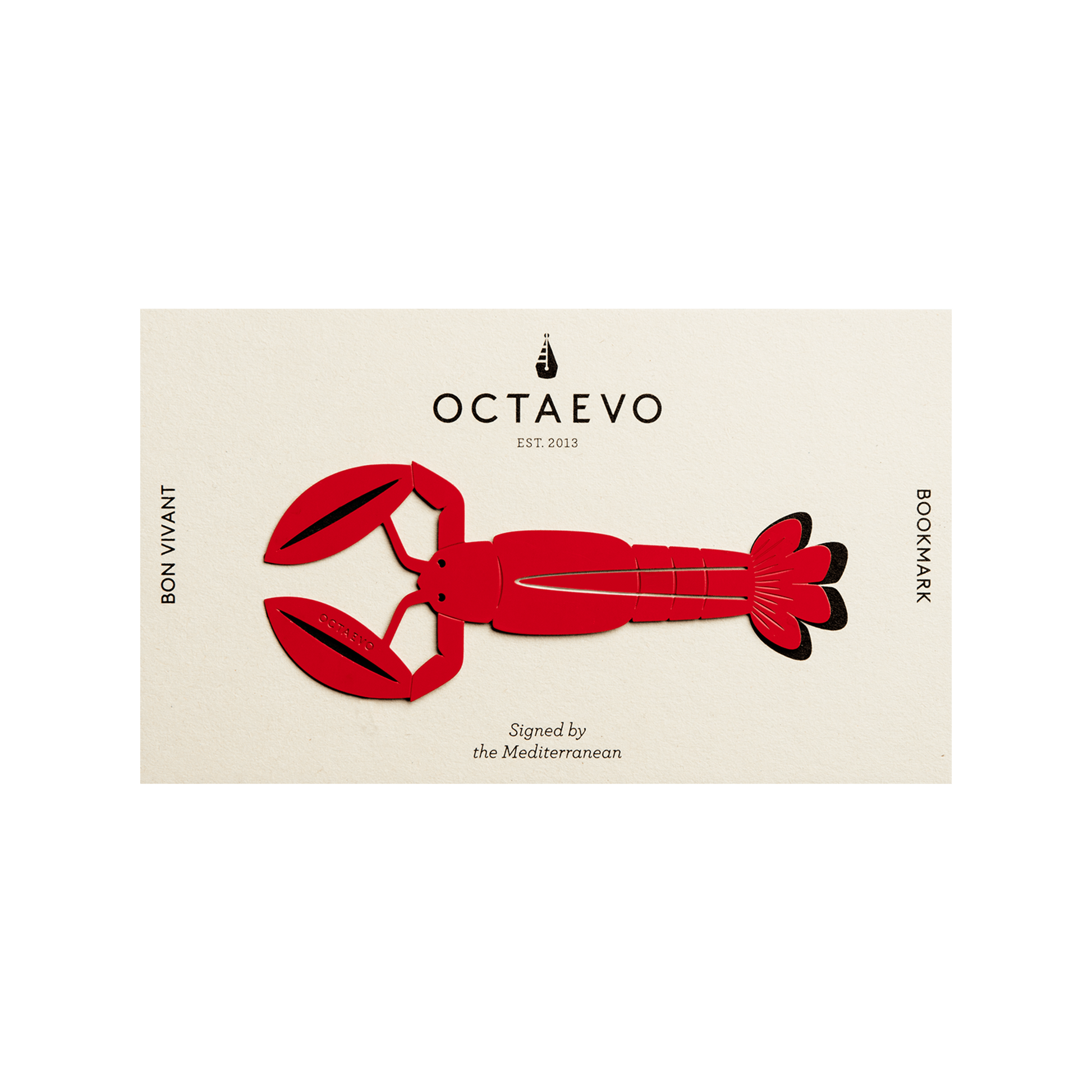 Bon Vivant Lobster Bookmark