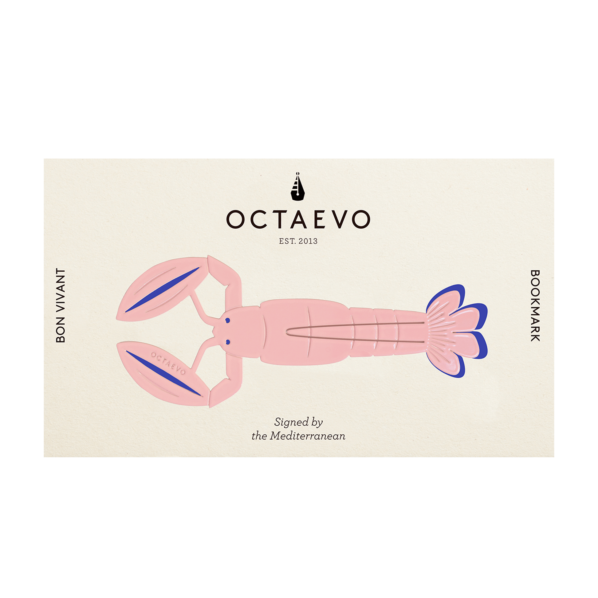Bon Vivant Lobster Bookmark