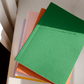 green notebook