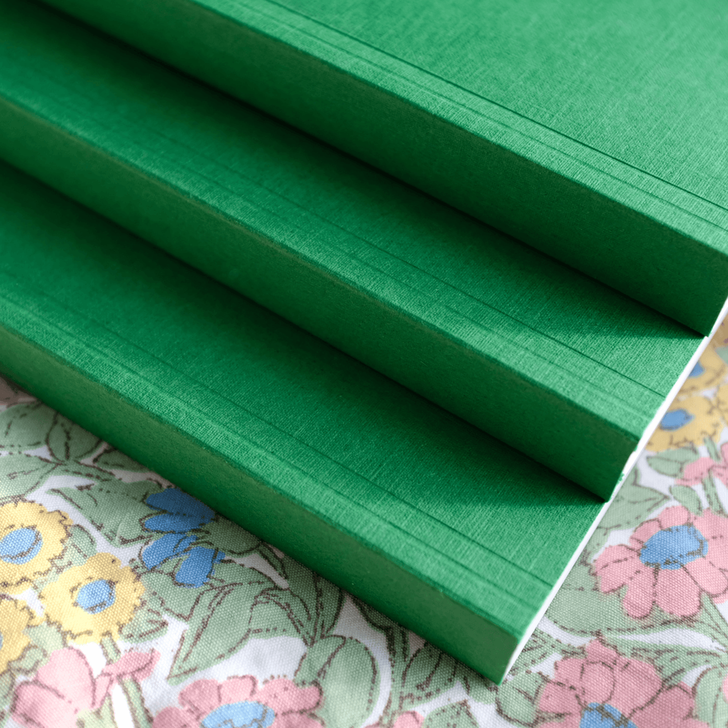 Green notebooks