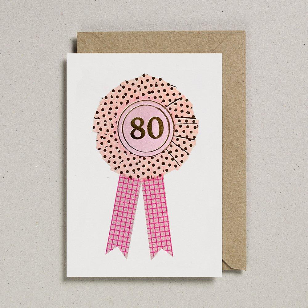 80th birthday card