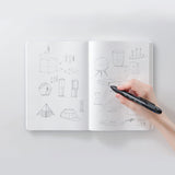 365 Days Plain Notebook - A5 / Black