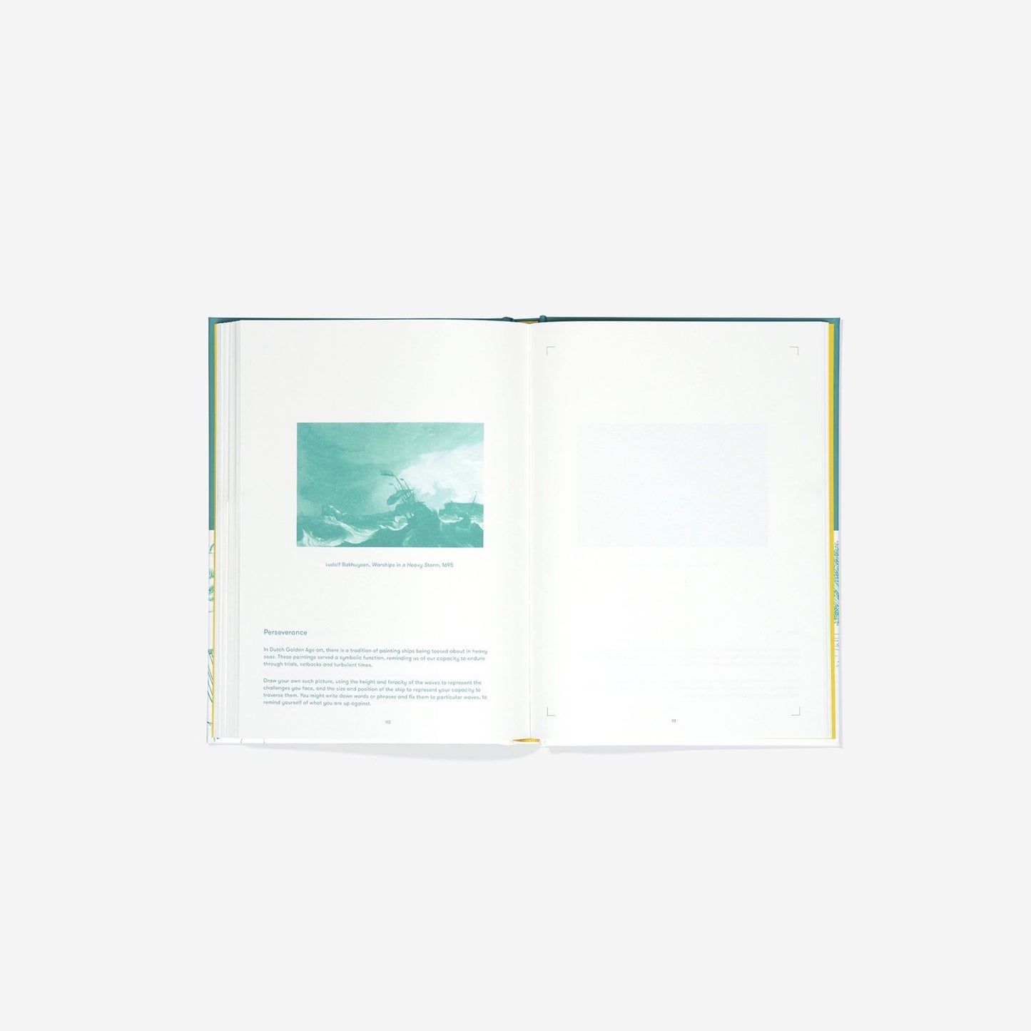 open pages drawing as therapy book