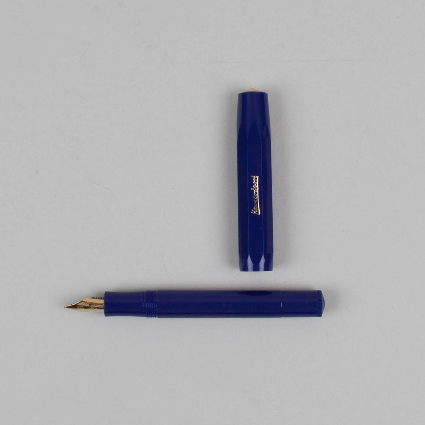 Dark Blue Pen With Lid